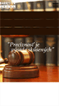 Mobile Screenshot of barrister.sk